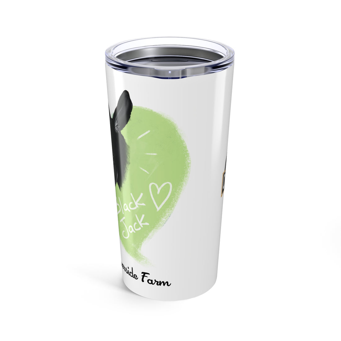 Custom 20oz Tumbler - Riverside Farm Donkey Design