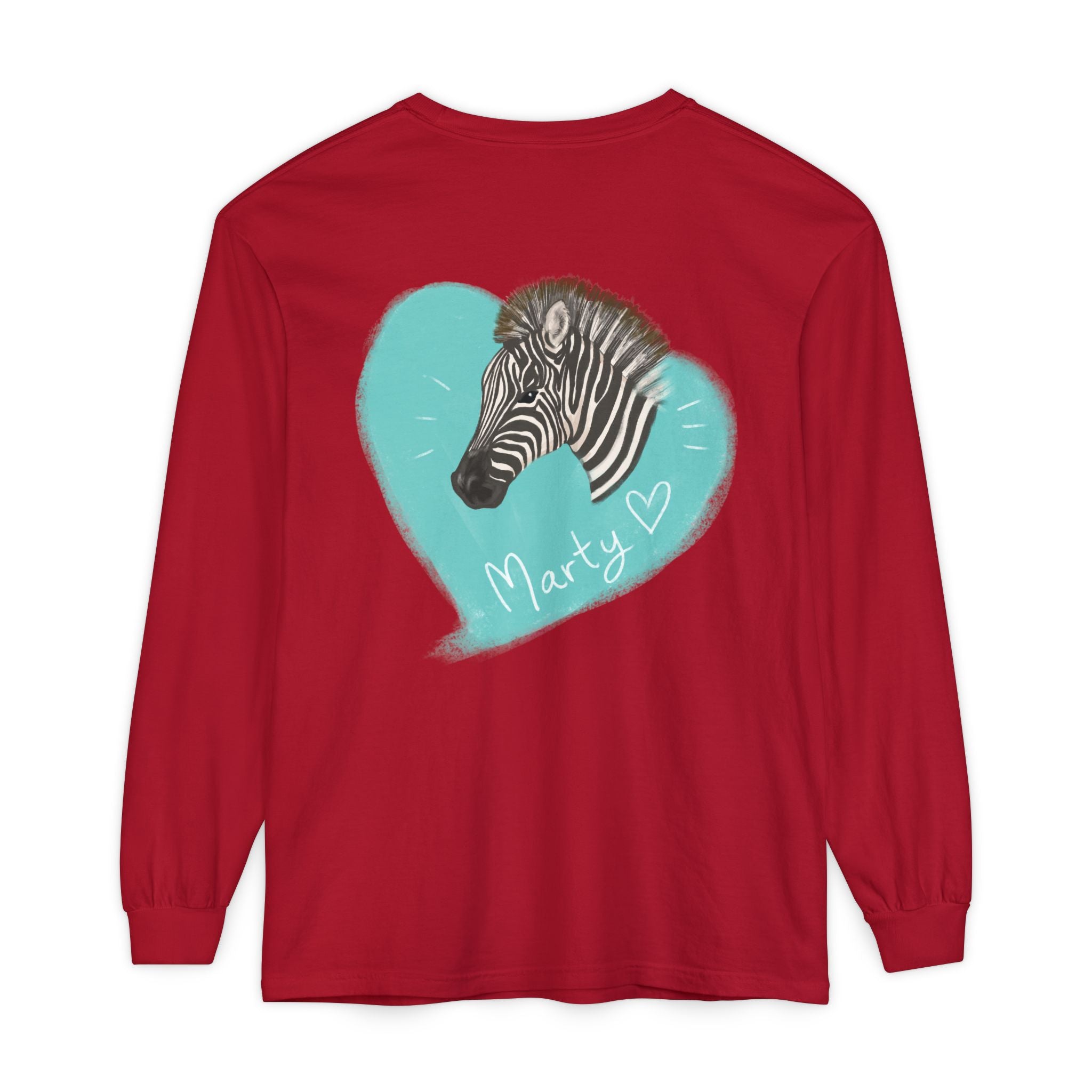 Cool Universe Zebra Long Sleeve T-Shirt for Animal Lovers