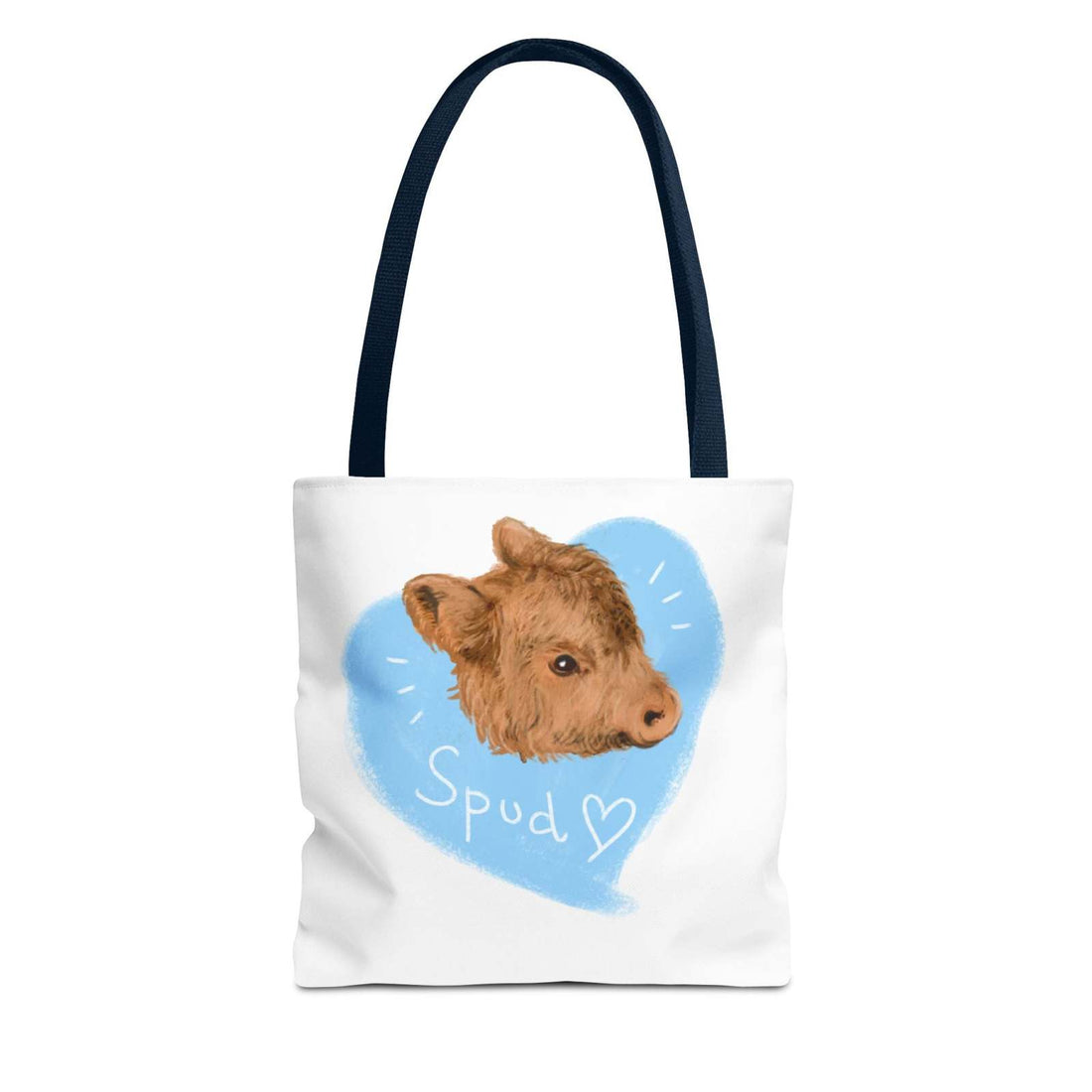 Adorable Spud Cow Tote Bag