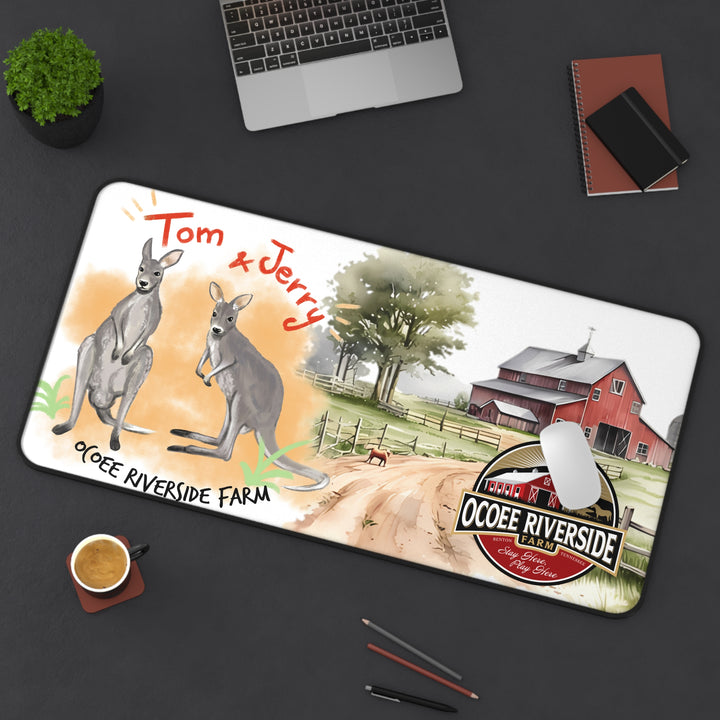 Animal Farm Custom Ocoee Riverside Farm Desk Mat Design