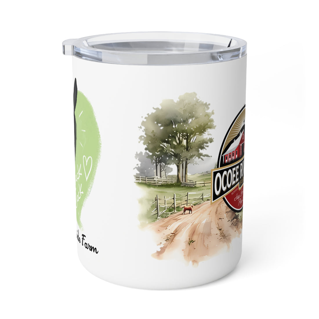Rustic Insulated Coffee Mug | 10oz Mug with Farmhouse Design for Country Lovers