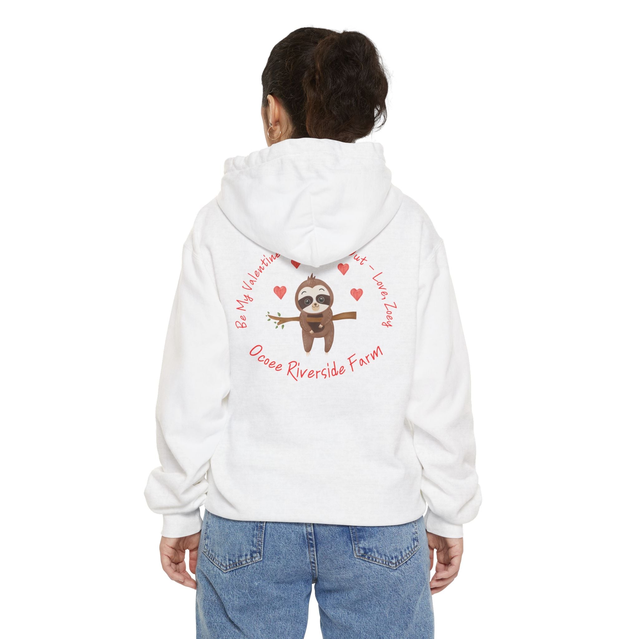 Adorable Sloth Love Hoodie - Perfect for Valentine's Day & Cute Casual Wear