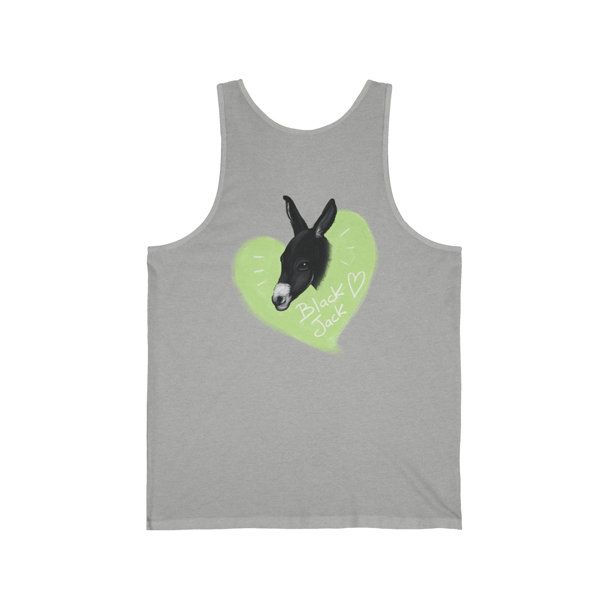Black Jack Donkey Unisex Jersey Tank – Fun Summer Wear