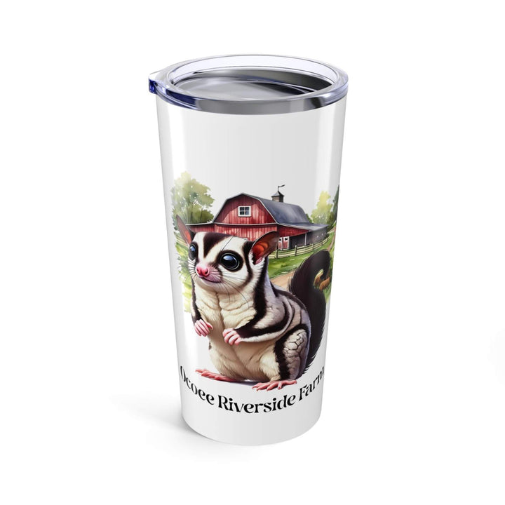 Custom 20oz Tumbler with Ocoee River Farm Design