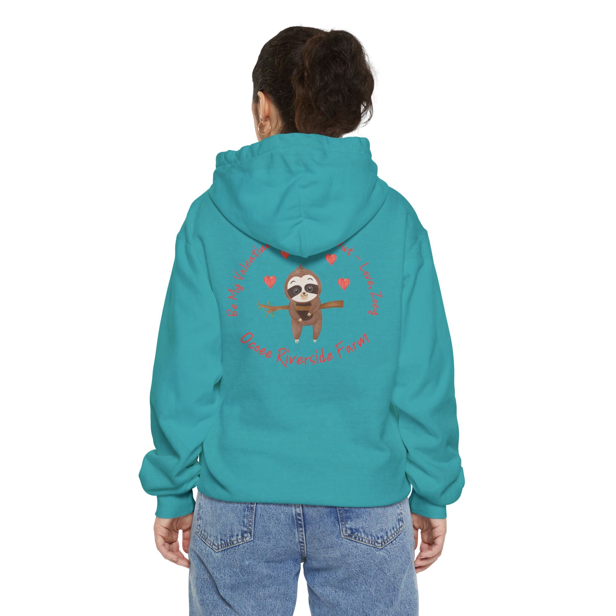 Adorable Sloth Love Hoodie - Perfect for Valentine's Day & Cute Casual Wear