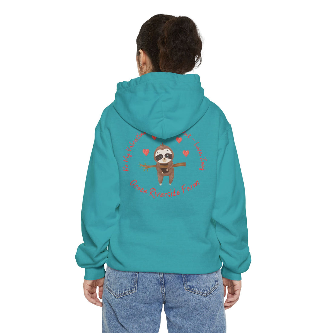 Adorable Sloth Love Hoodie - Perfect for Valentine's Day & Cute Casual Wear