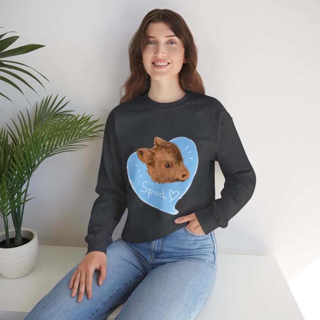 Spud Heart Unisex Crewneck Sweatshirt