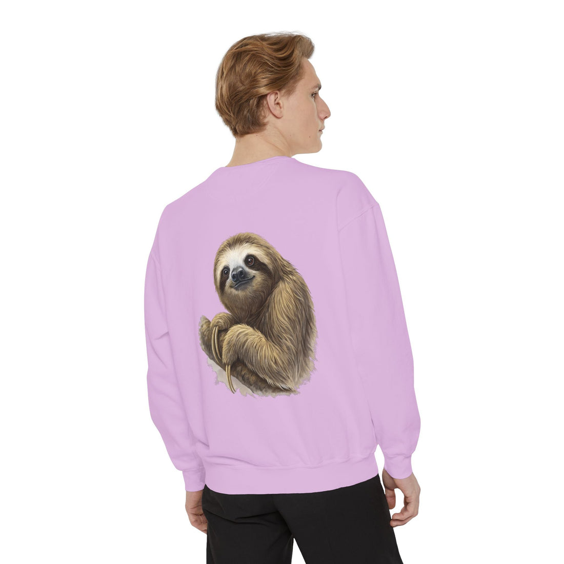 Adorable Sloth Graphic Sweatshirt
