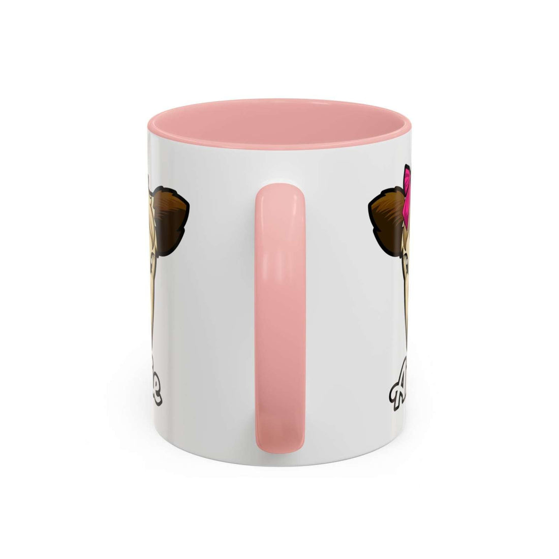 Farmhouse cow coffee mug with red bow design, high-quality ceramic.