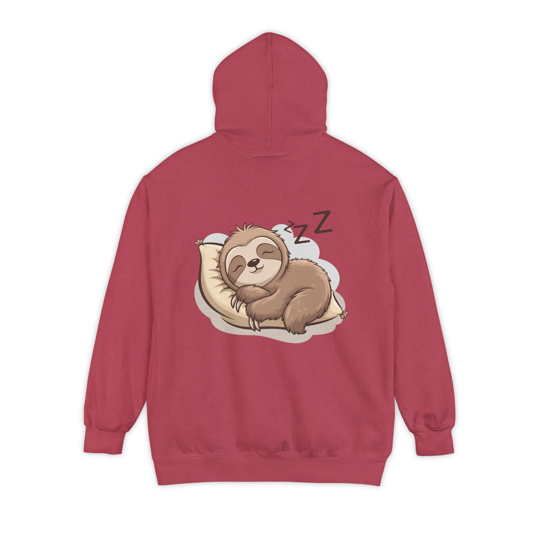 Cozy Sloth Hoodie - Unisex Garment-Dyed Comfort