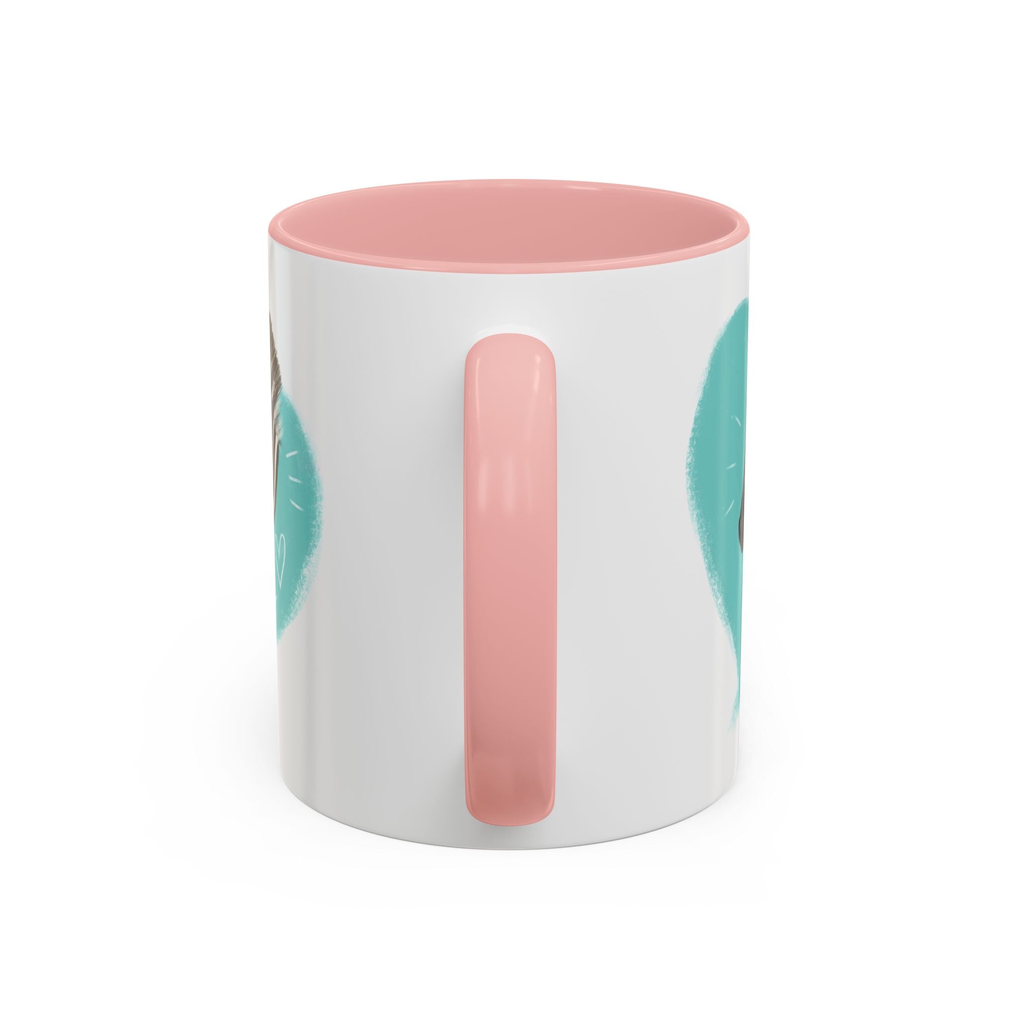 A zebra adorned with the word "Marty" creatively integrated into its stripes at Ocoee Riverside Farm Coffee Mug