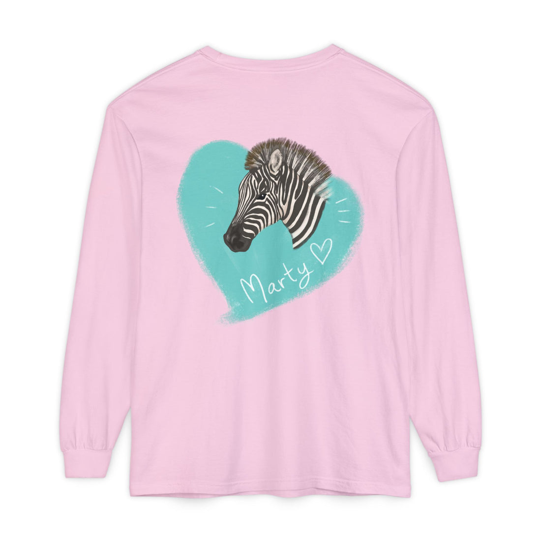 Cool Universe Zebra Long Sleeve T-Shirt for Animal Lovers