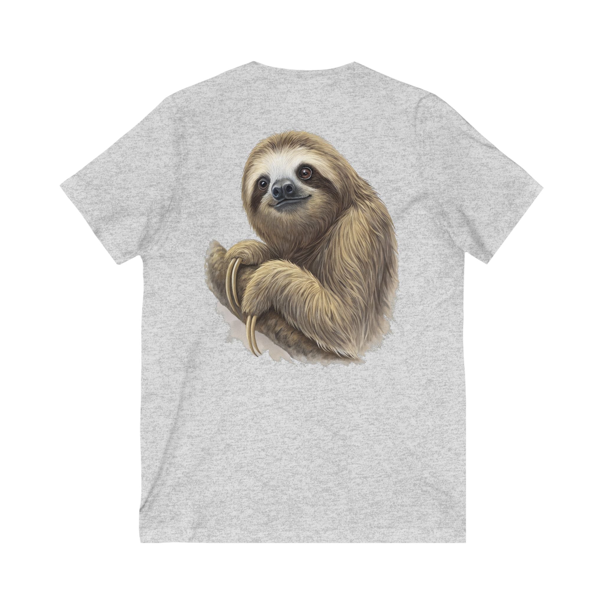 Cute Sloth V-Neck T-Shirt