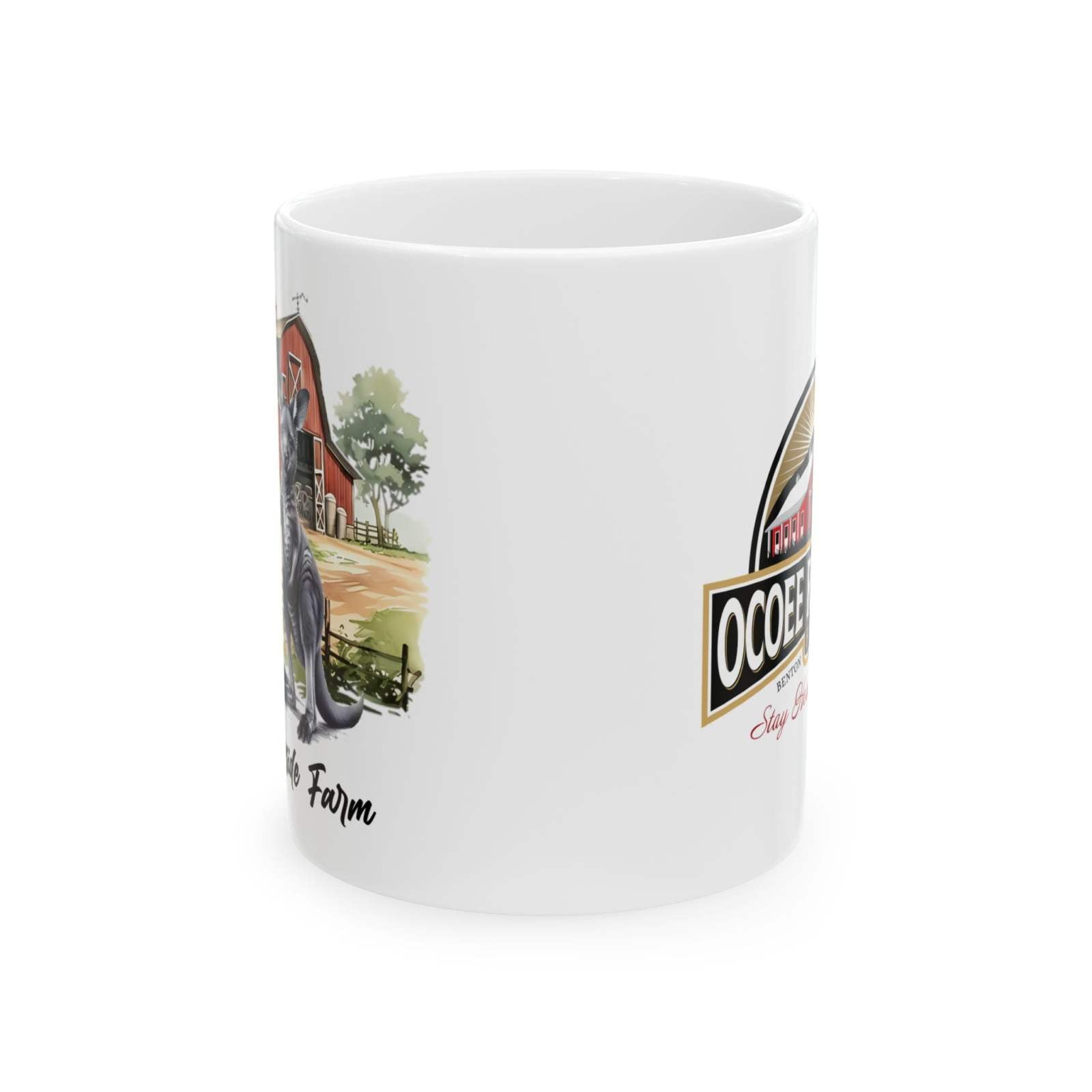 Kangaroo Farmhouse Ceramic Mug