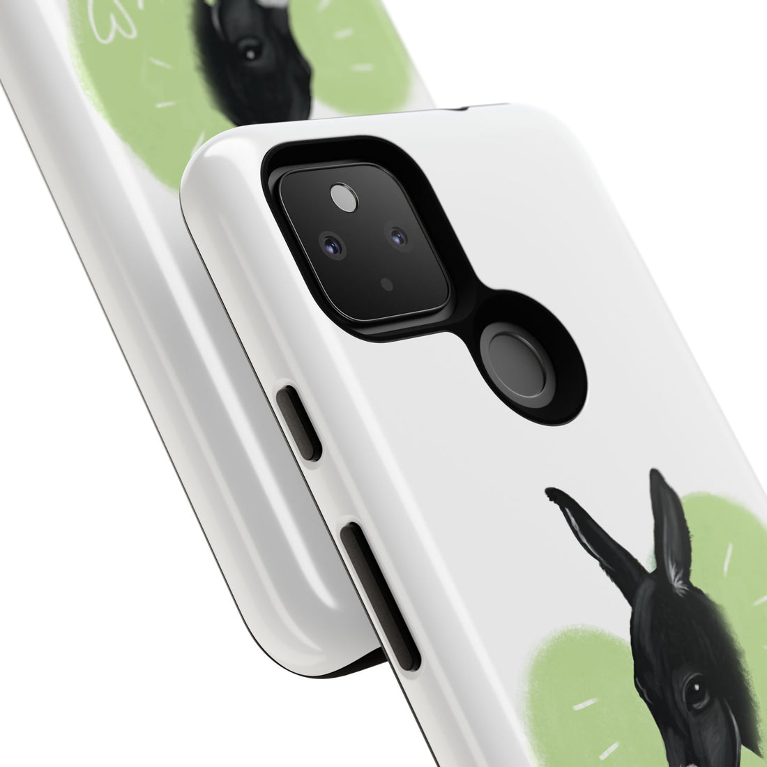 A donkey featuring the words "Black Jack" prominently displayed on its side at Ocoee Riverside Farm Phone Case