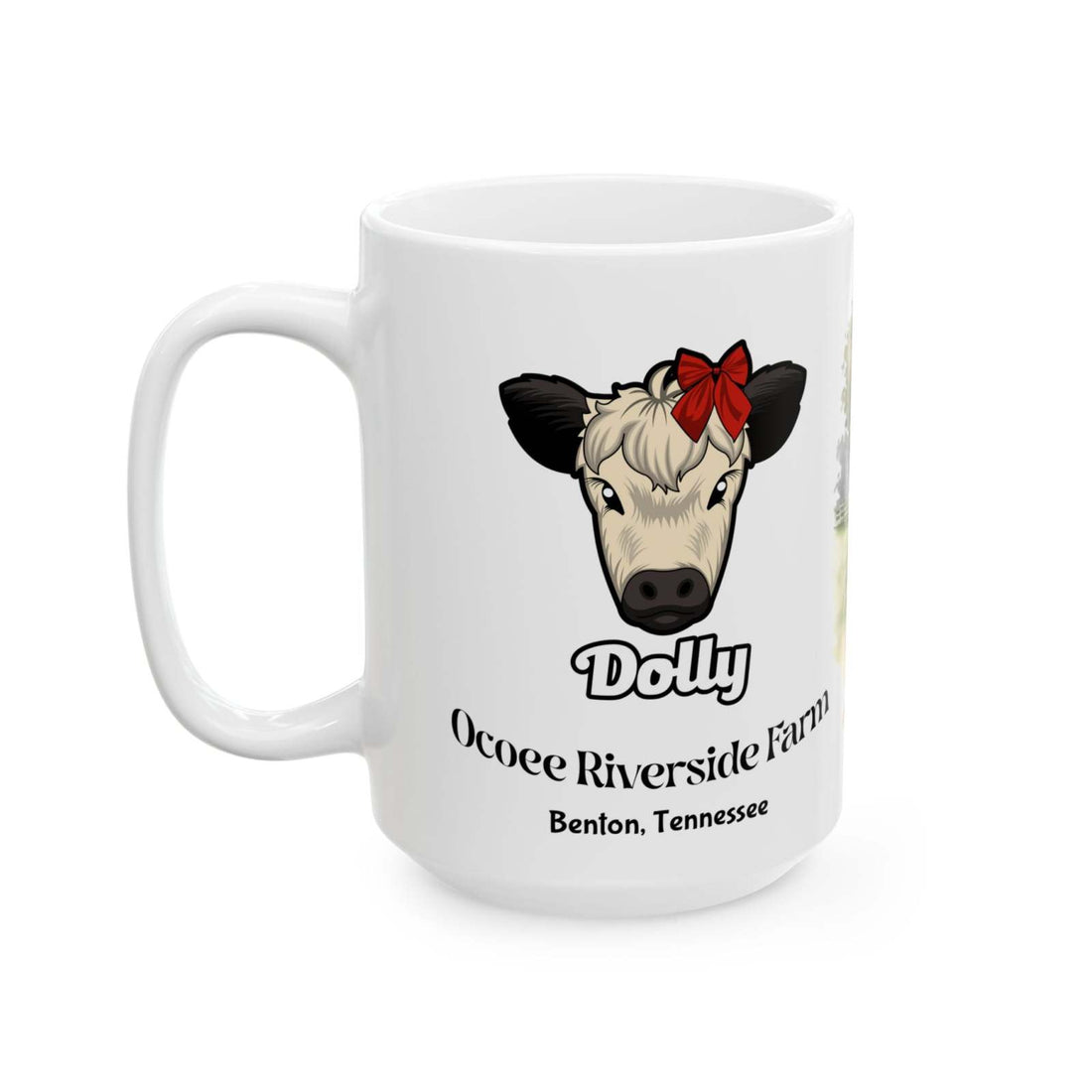 Cute Spud Cow Ceramic Mug