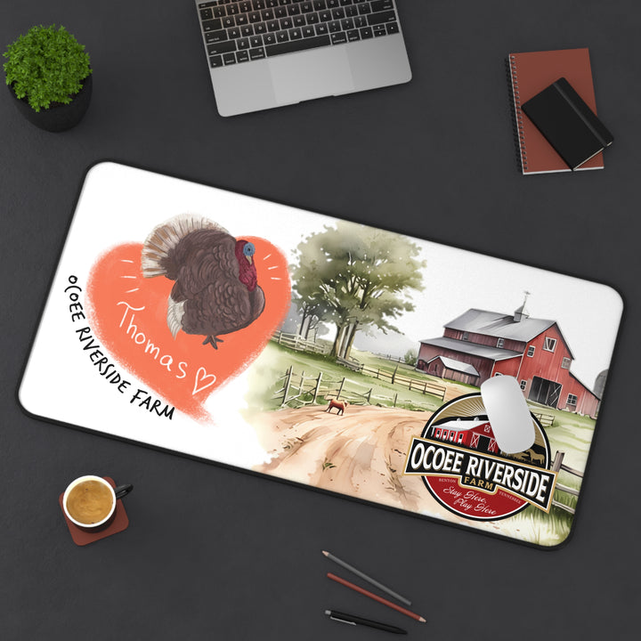 Animal Farm Custom Ocoee Riverside Farm Desk Mat Design
