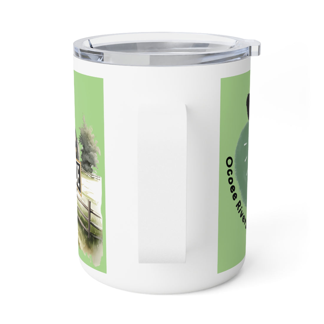 Rustic Insulated Coffee Mug | 10oz Mug with Farmhouse Design for Country Lovers