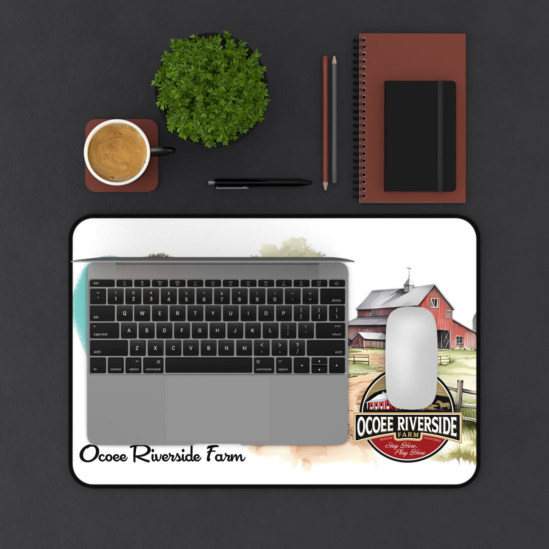 Animal Farm Custom Ocoee Riverside Farm Desk Mat Design