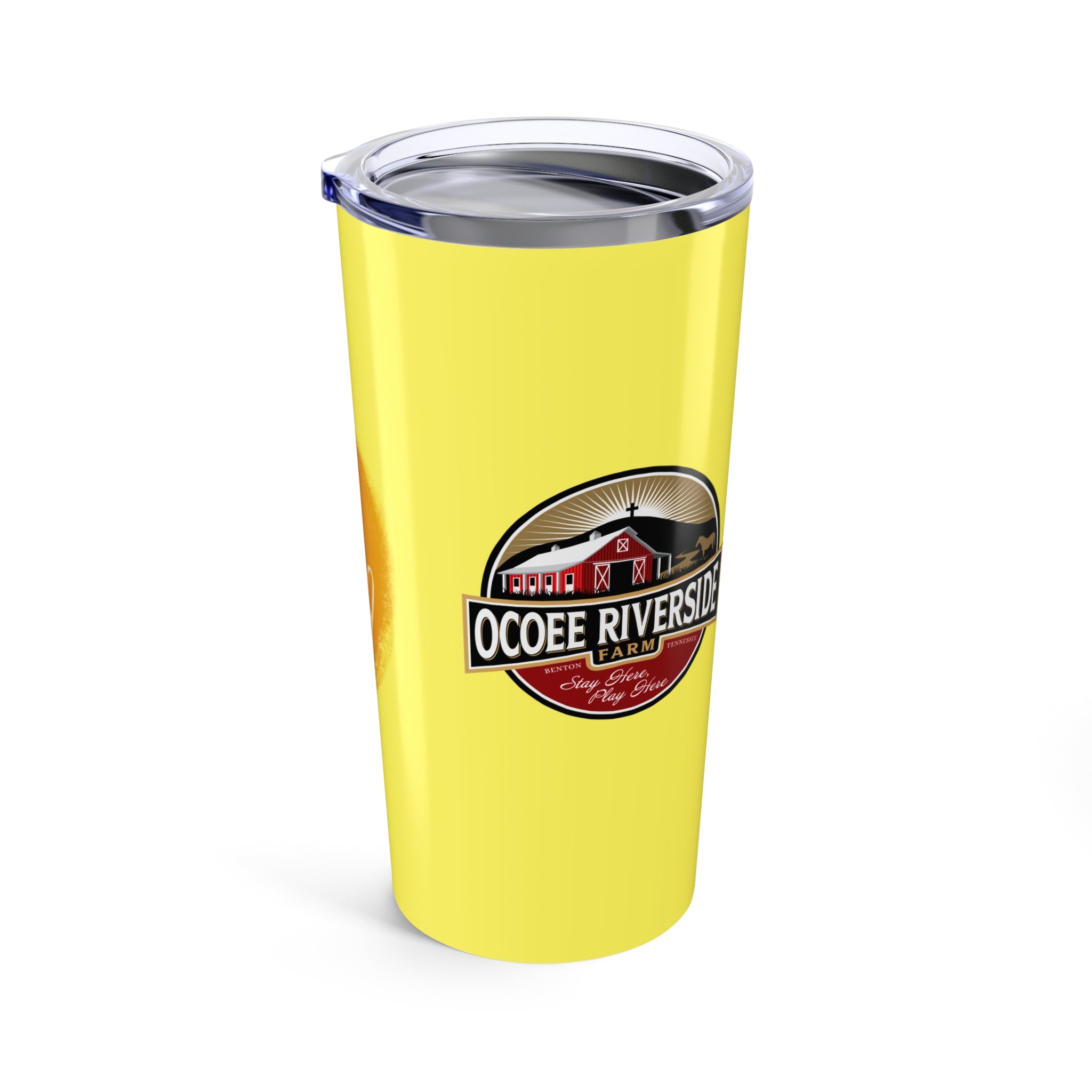 Custom 20oz Tumbler - Riverside Farm Cute Alpaca Design