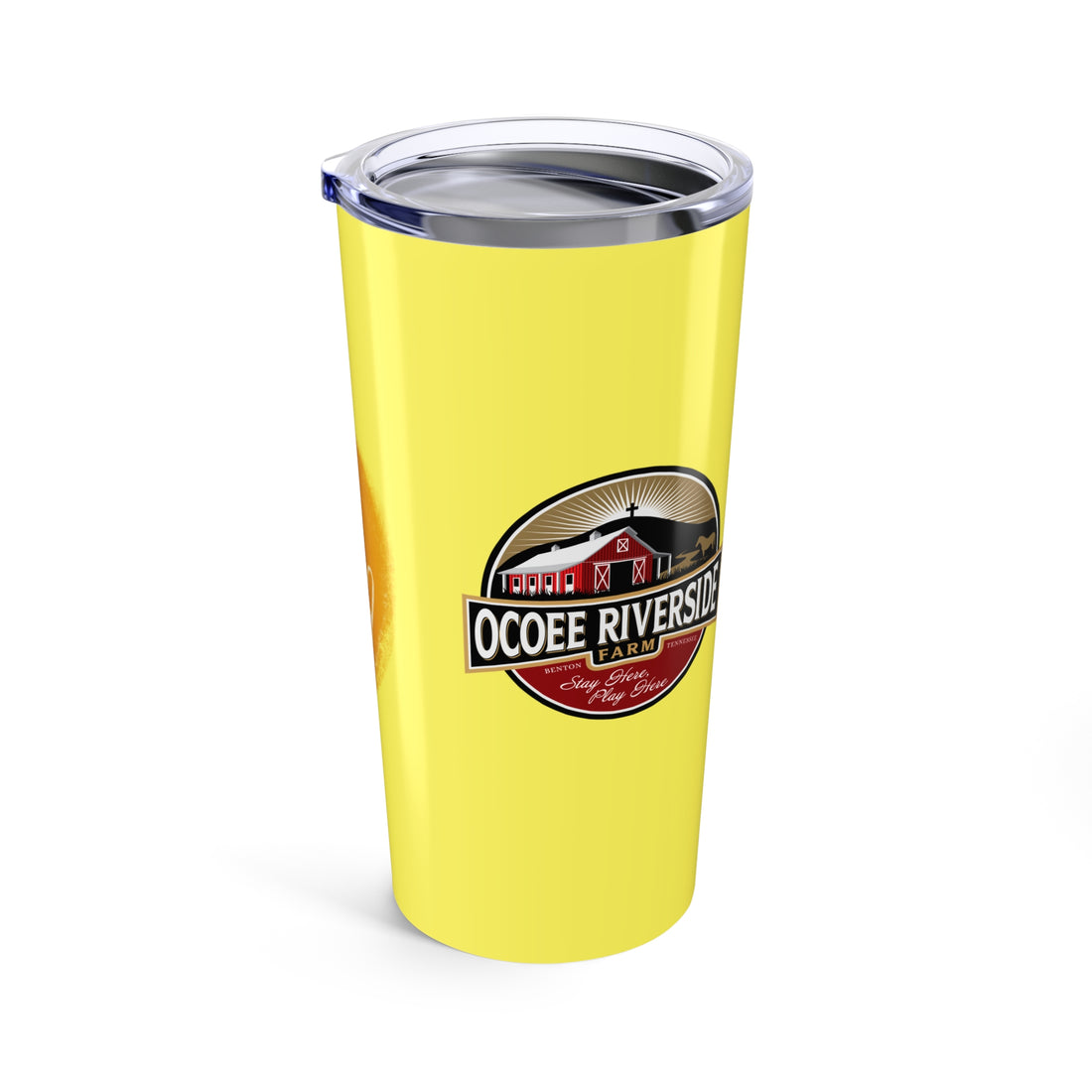 Custom 20oz Tumbler - Riverside Farm Cute Alpaca Design