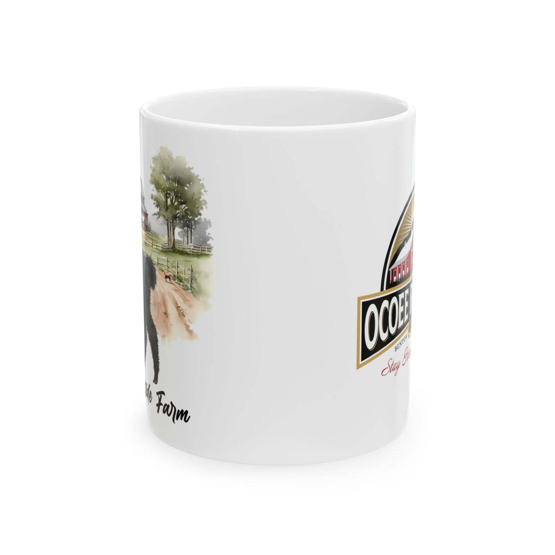 Llama Farmhouse Ceramic Mug