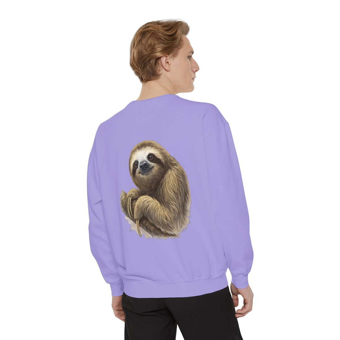 Adorable Sloth Graphic Sweatshirt