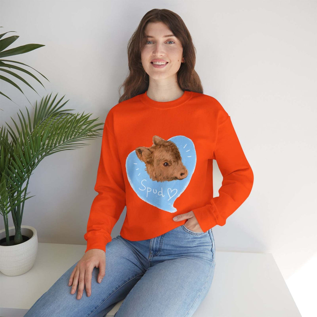 Spud Heart Unisex Crewneck Sweatshirt