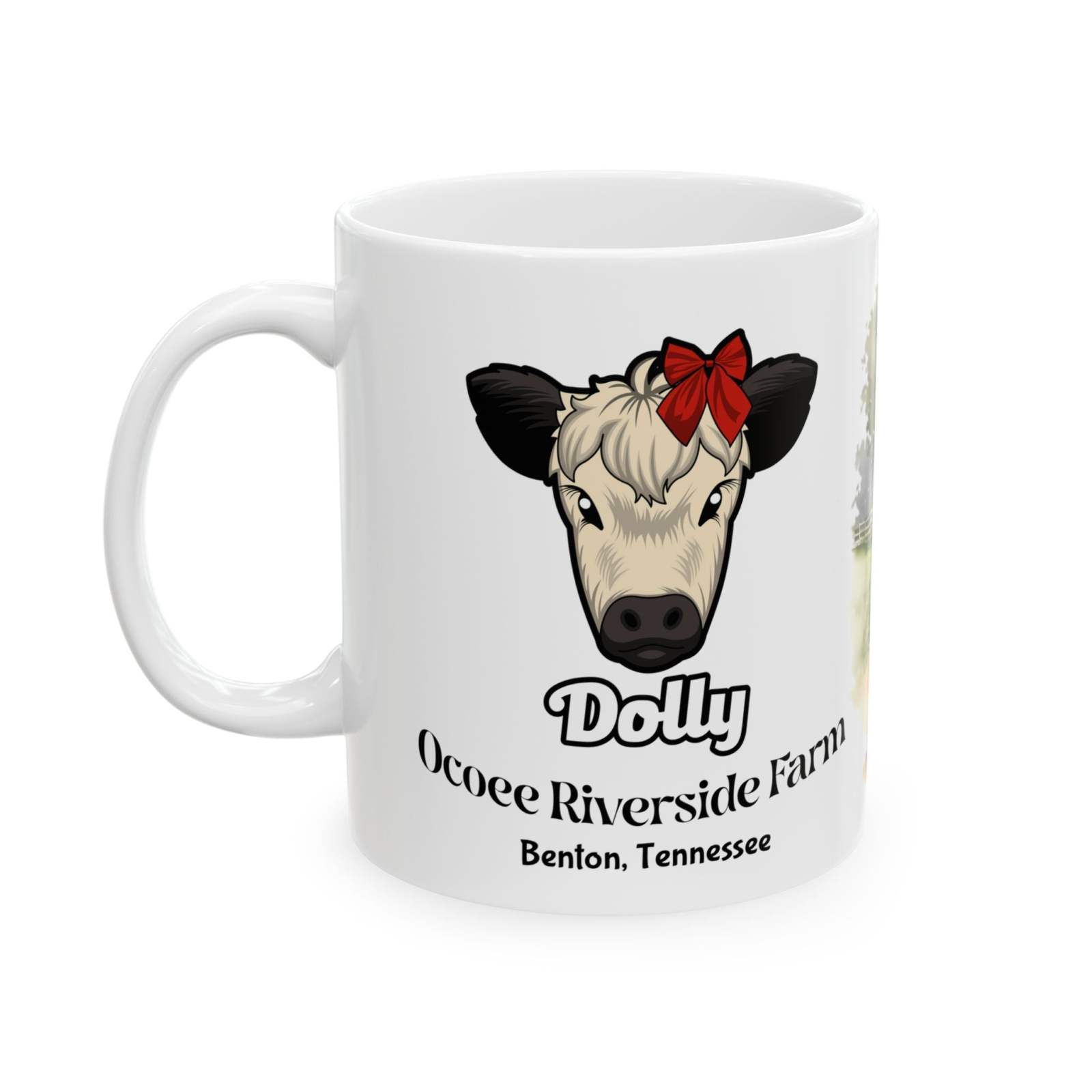 Cute Spud Cow Ceramic Mug