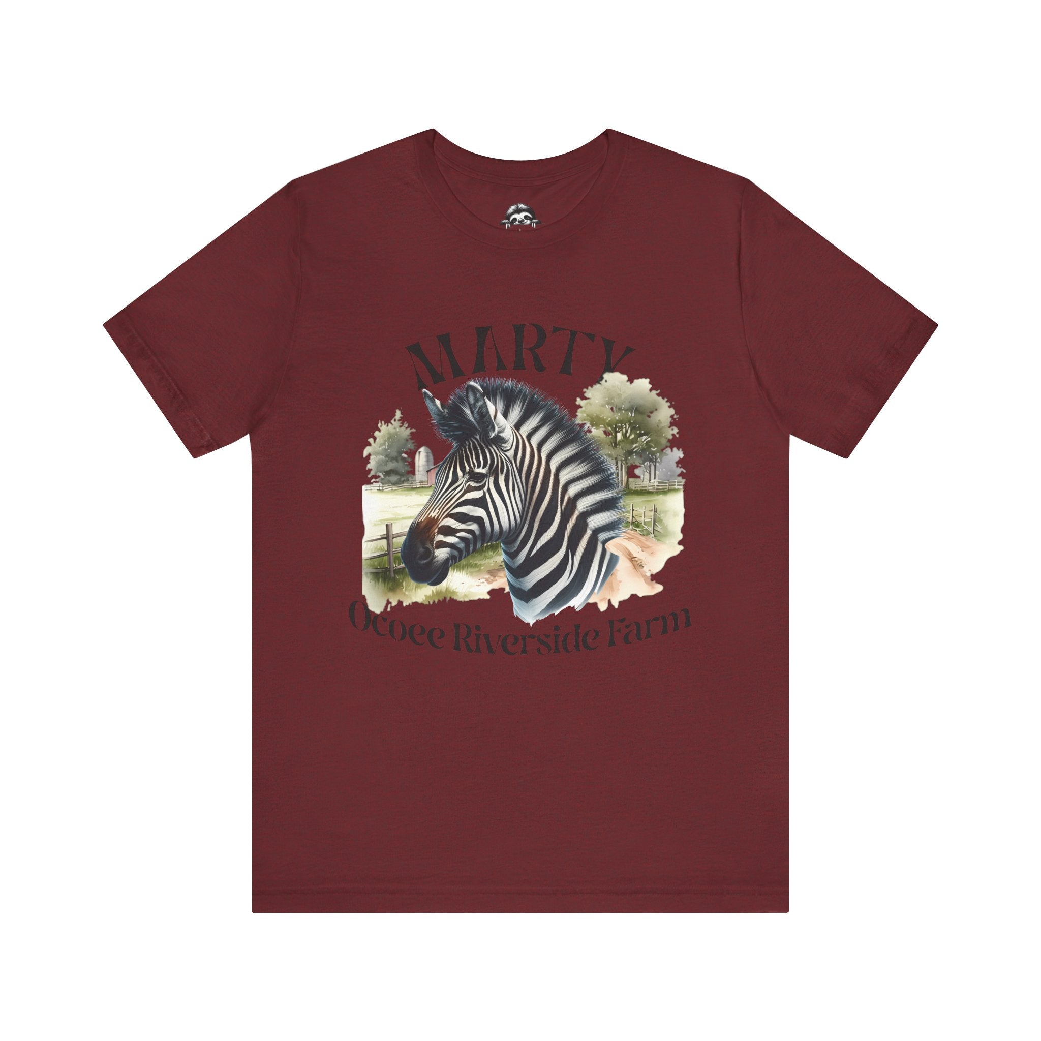Marty Zebra Ocoee Farm Tee