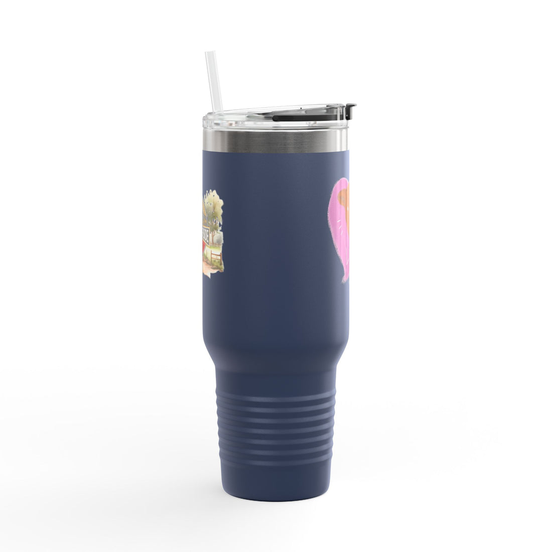 Cute Cow Insulated Travel Mug - 40oz - Perfect for Adventure Lovers!