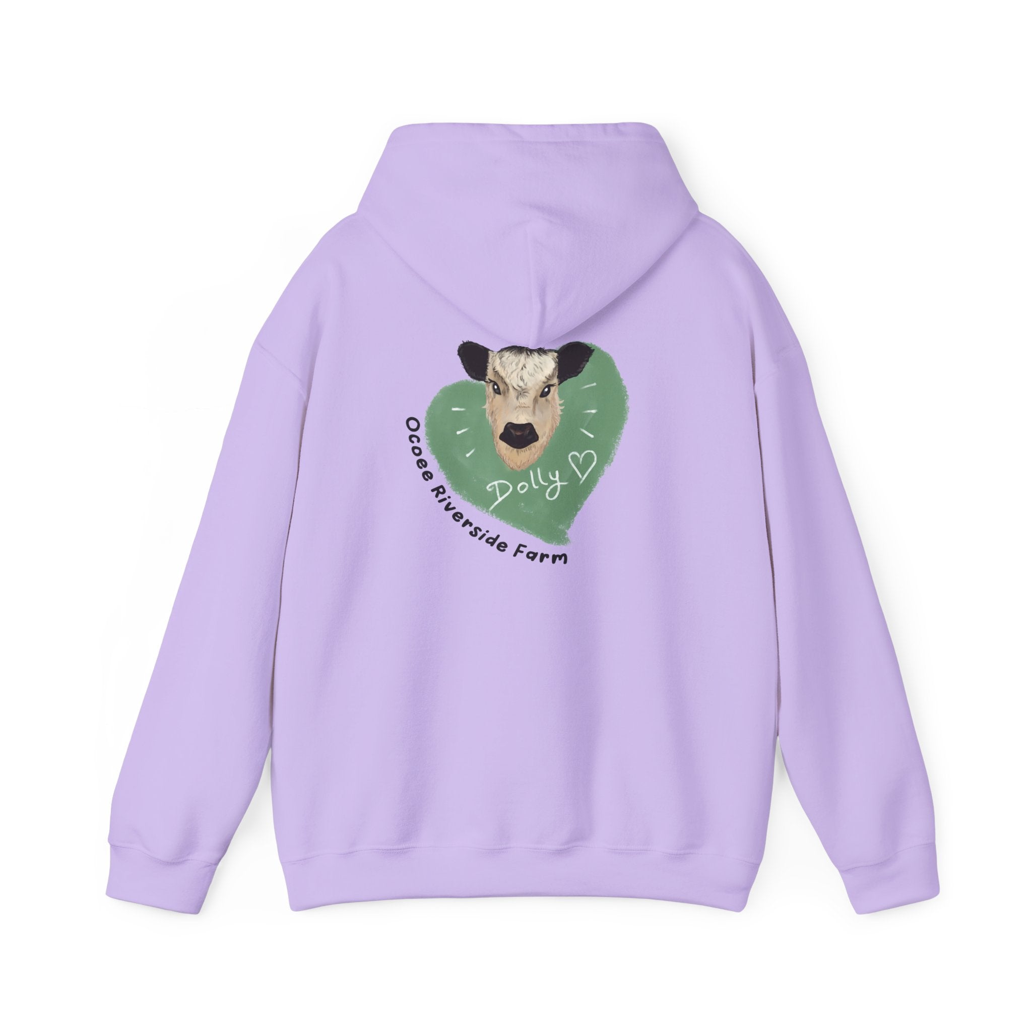 Dolly the Cow Unisex Hoodie - Cozy Riverside Farm Sweatshirt