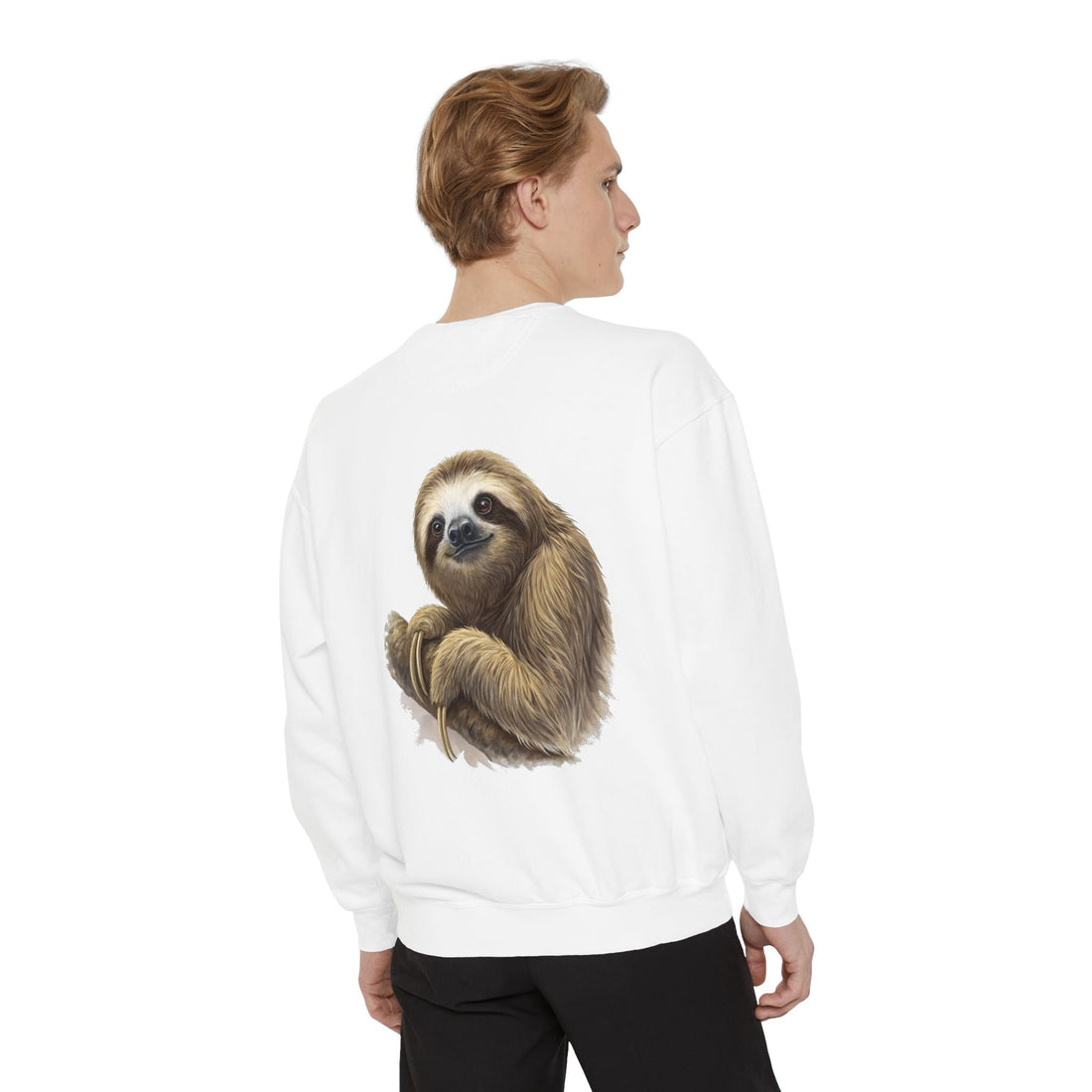 Adorable Sloth Graphic Sweatshirt