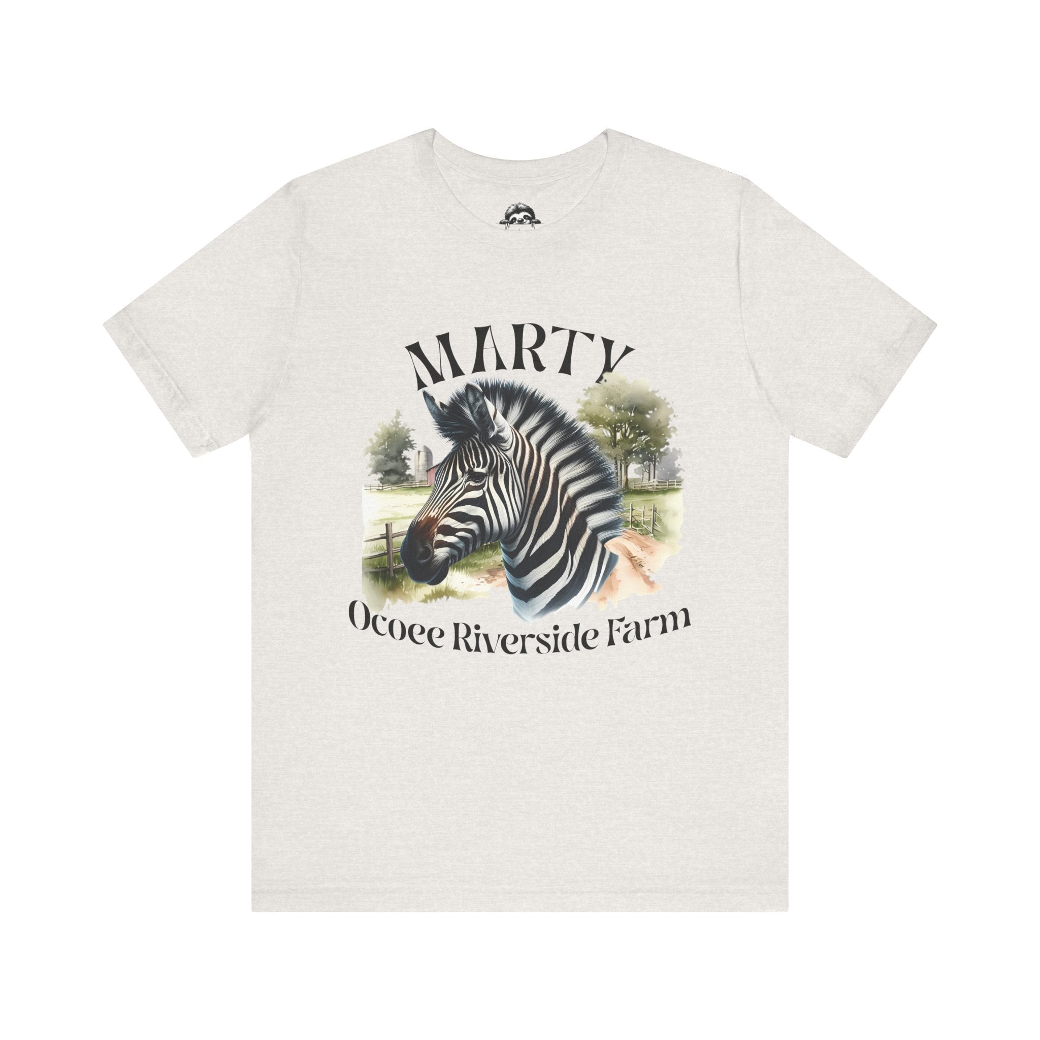 Marty Zebra Ocoee Farm Tee