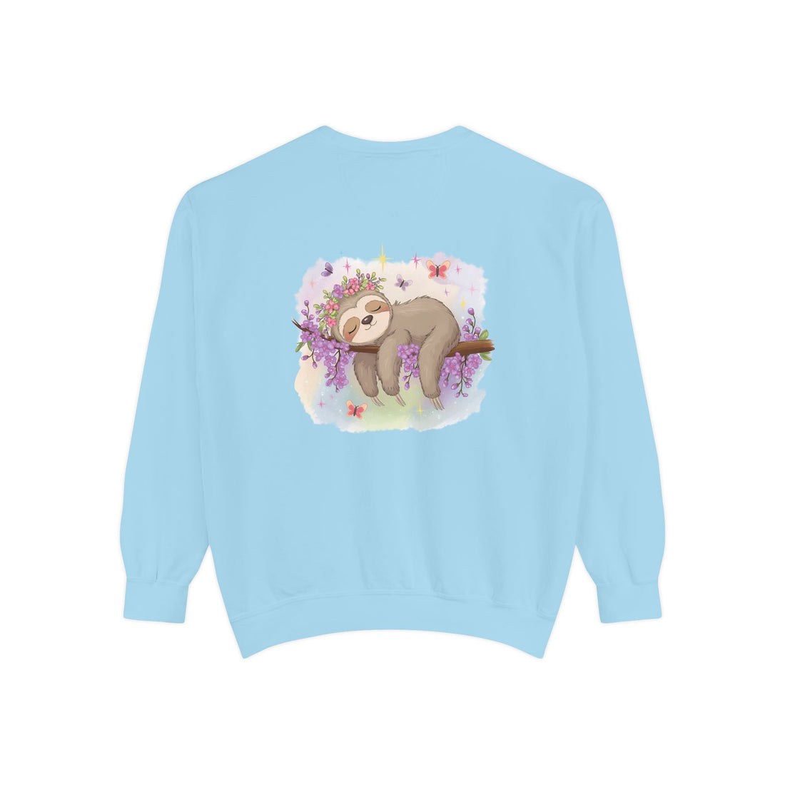 Sleepy Sloth Garment-Dyed Sweatshirt