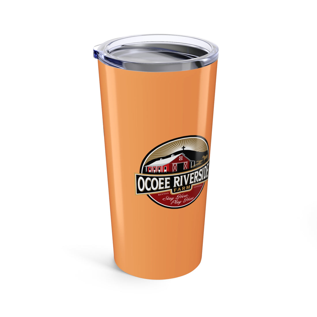 Custom 20oz Tumbler - Riverside Farm Sloth Design