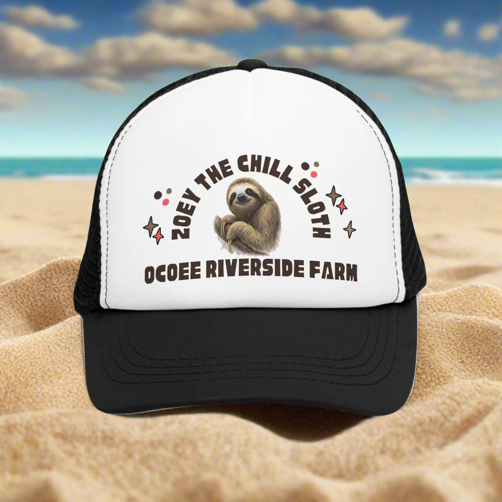 Cute Sloth Trucker Cap - Relaxed Style for Animal Lovers