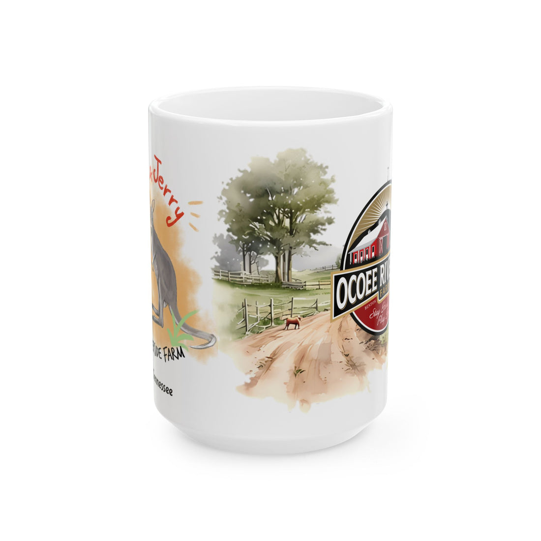 Cute Kangaroo Ceramic Mug | Perfect Gift for Animal Lovers