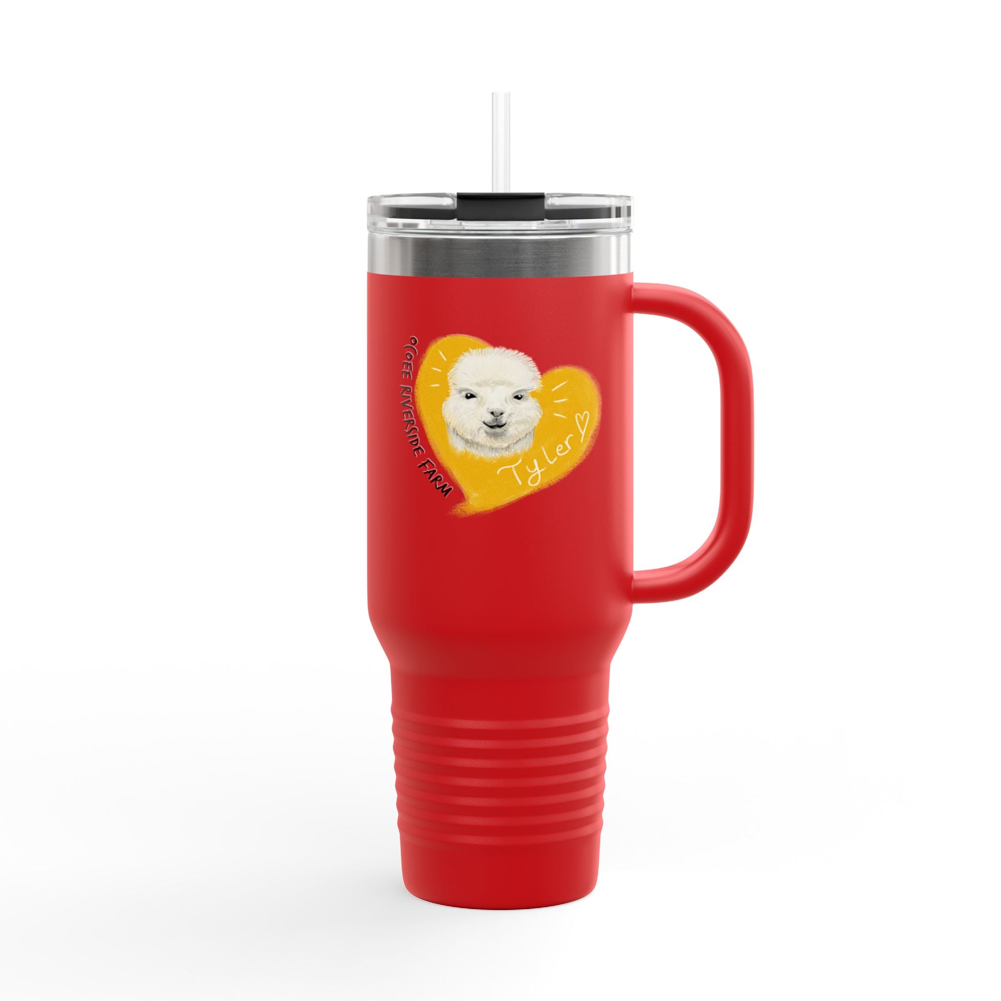 Cute Alpaca Insulated Travel Mug - 40oz - Perfect for Adventure Lovers!
