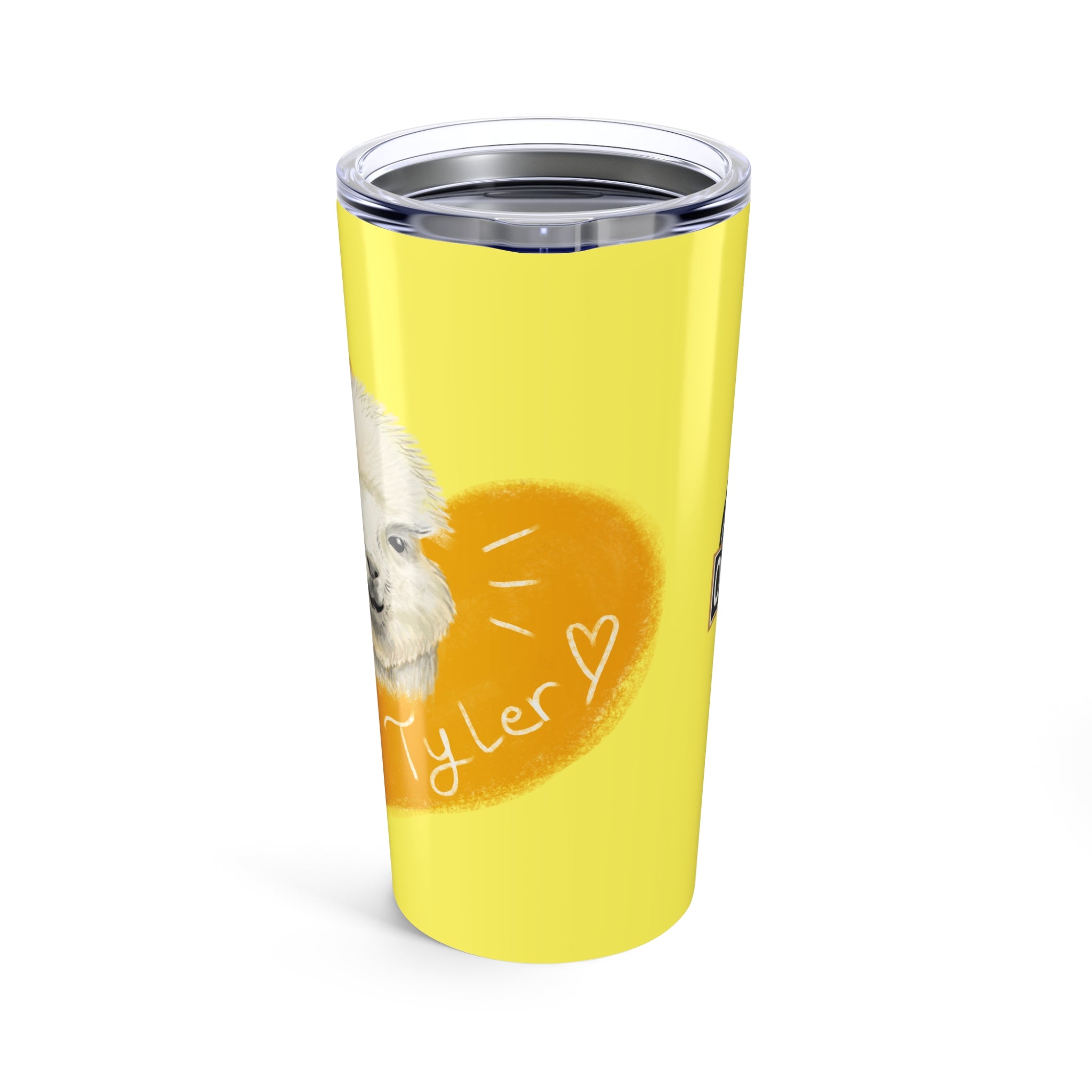 Custom 20oz Tumbler - Riverside Farm Cute Alpaca Design