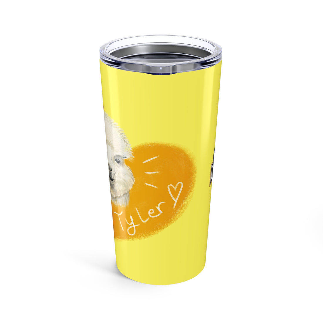 Custom 20oz Tumbler - Riverside Farm Cute Alpaca Design