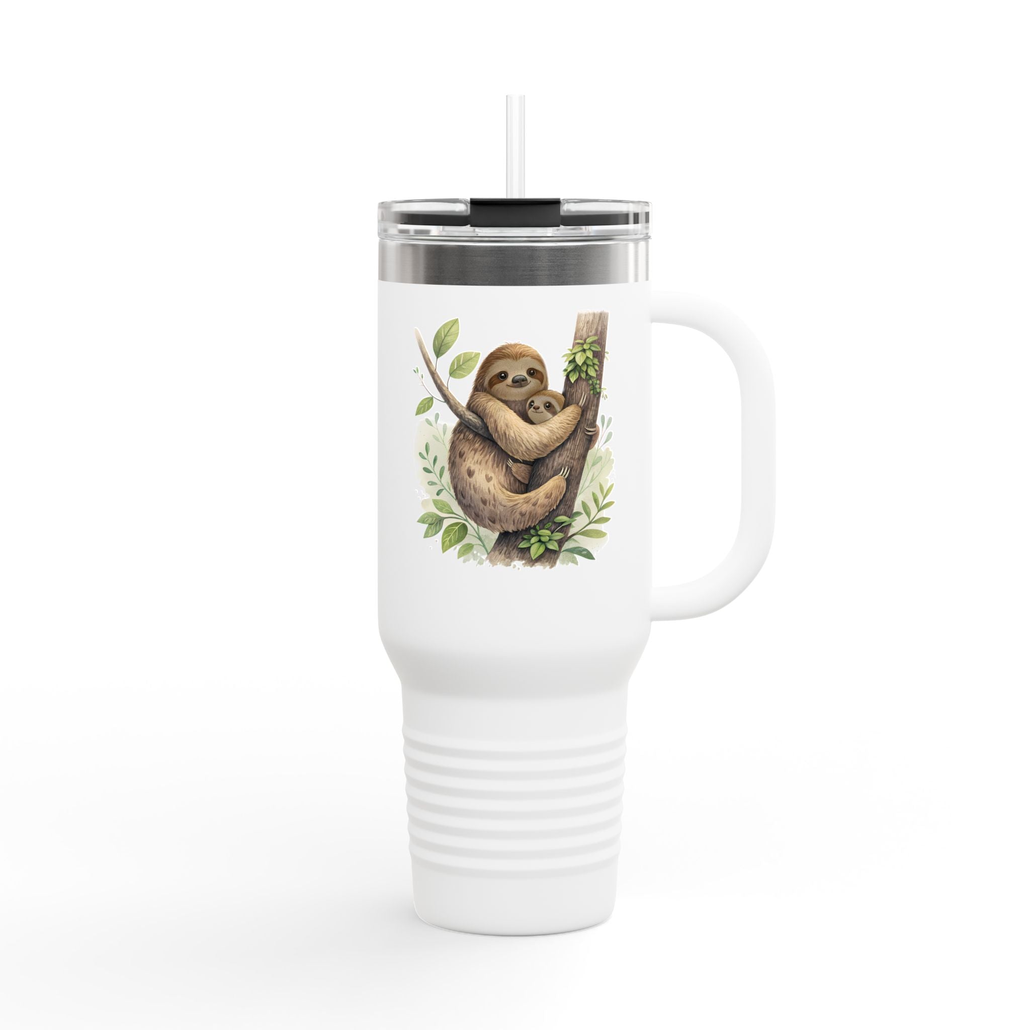 Cute Sloth Insulated Travel Mug - 40oz Adventure Companion