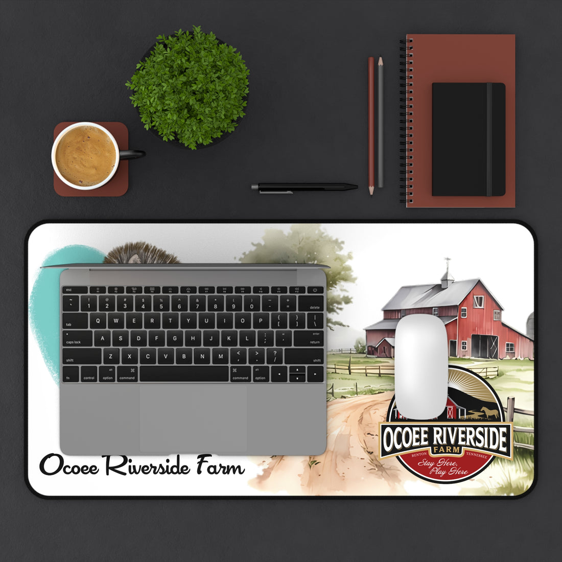 Animal Farm Custom Ocoee Riverside Farm Desk Mat Design