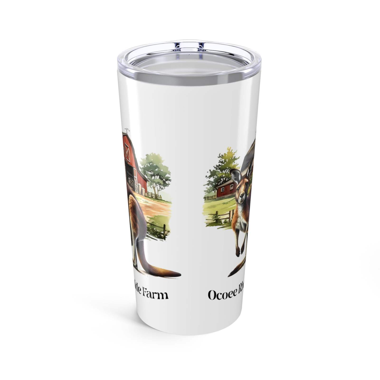 Rustic Kangaroo 20oz Farmhouse Tumbler