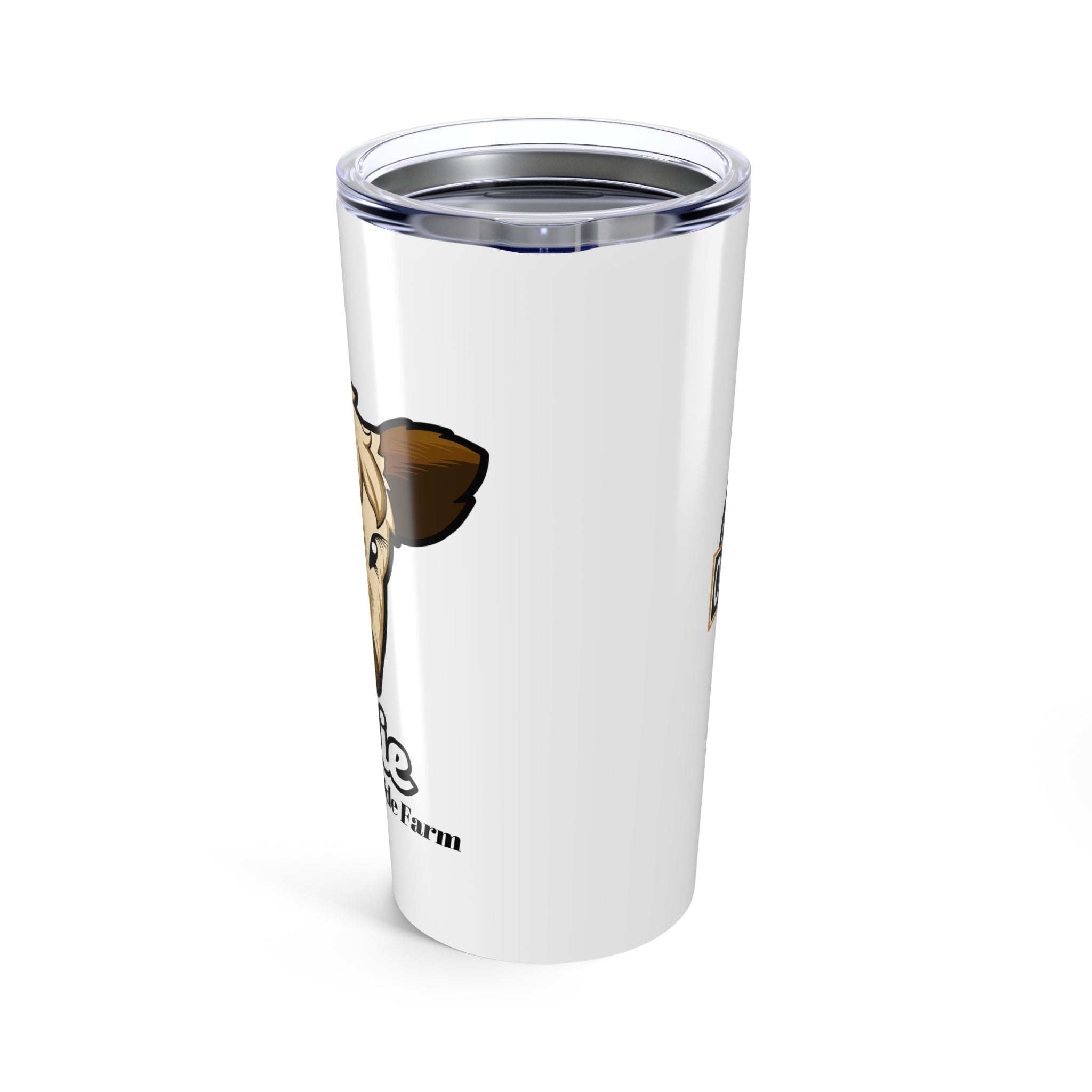 Custom 20oz Tumbler - Riverside Farm Cute Cow Design
