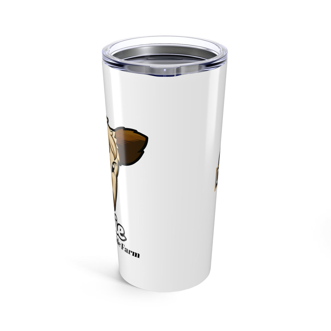 Custom 20oz Tumbler - Riverside Farm Cute Cow Design