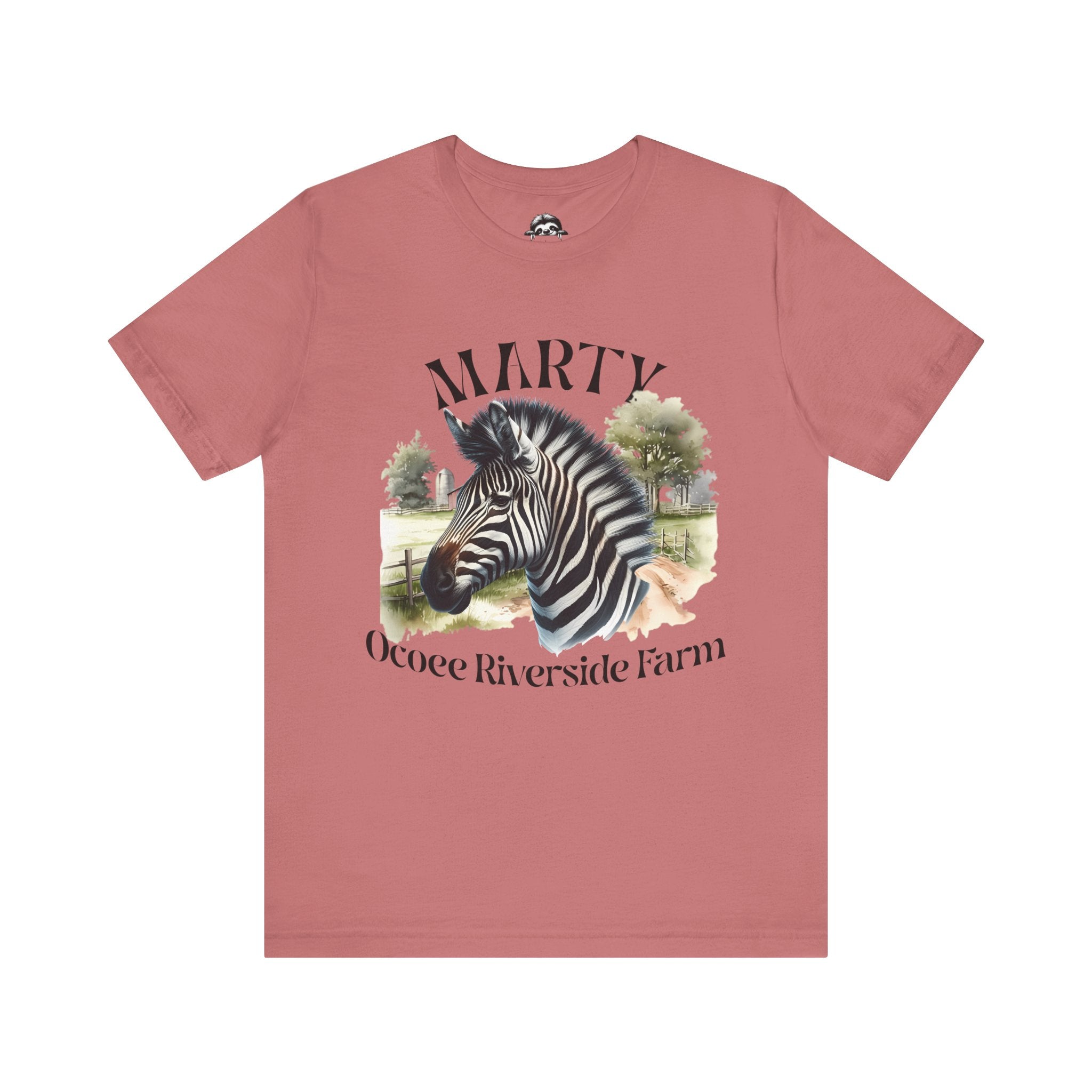 Marty Zebra Ocoee Farm Tee