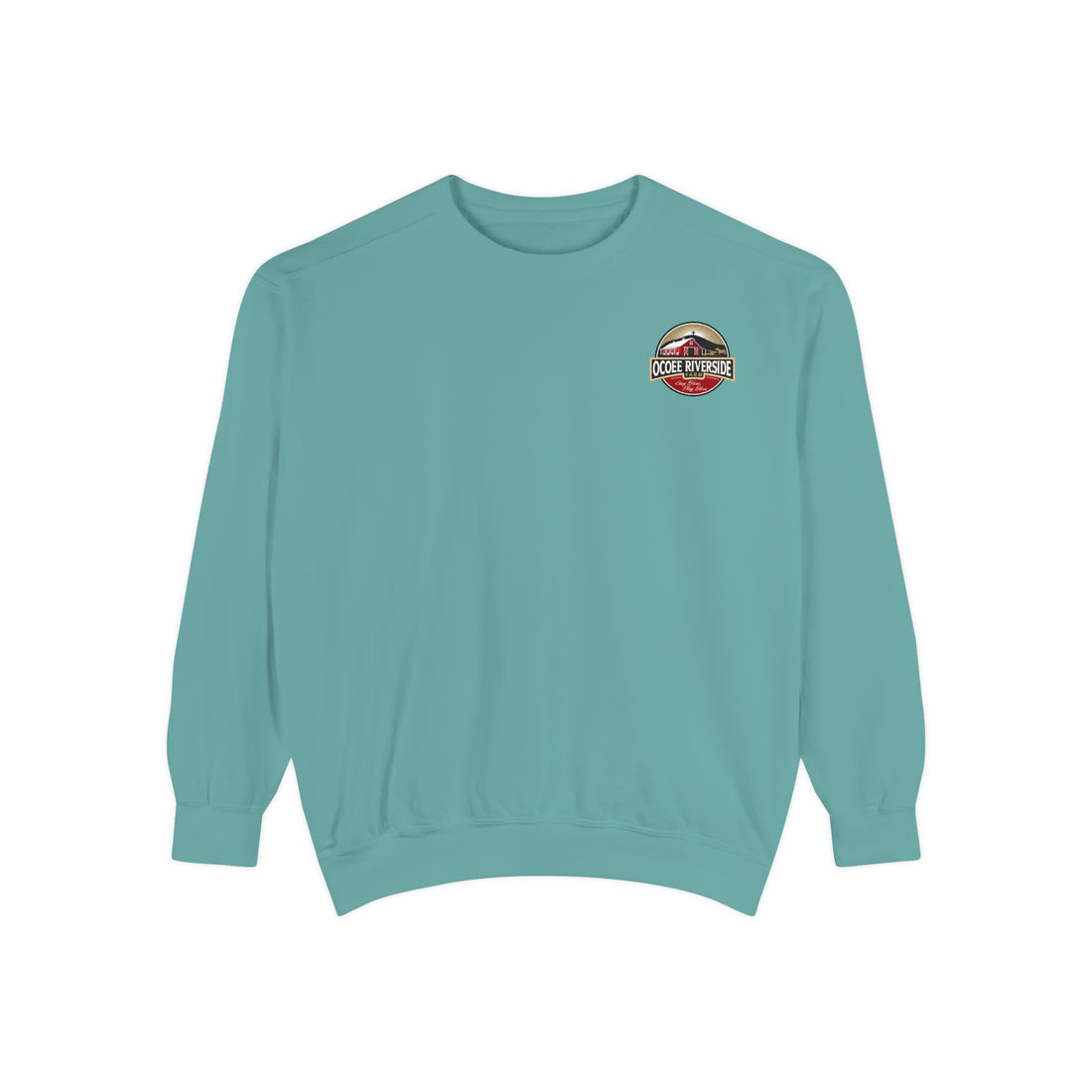 A zebra adorned with the word "Marty" creatively integrated into its stripes at Ocoee Riverside Farm Sweatshirt