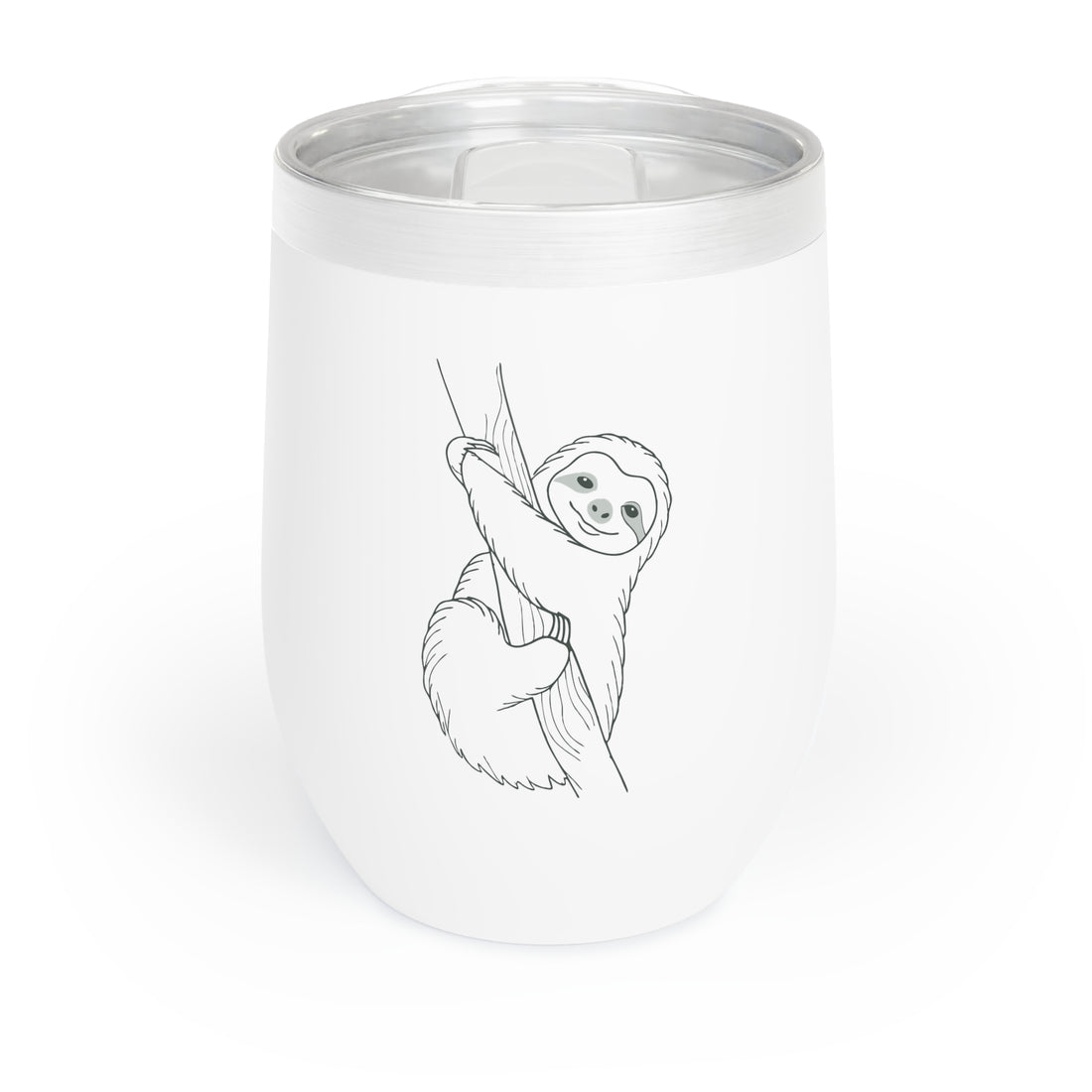 Relaxing Sloth Wine Tumbler | Perfect Gift for Wine Lovers