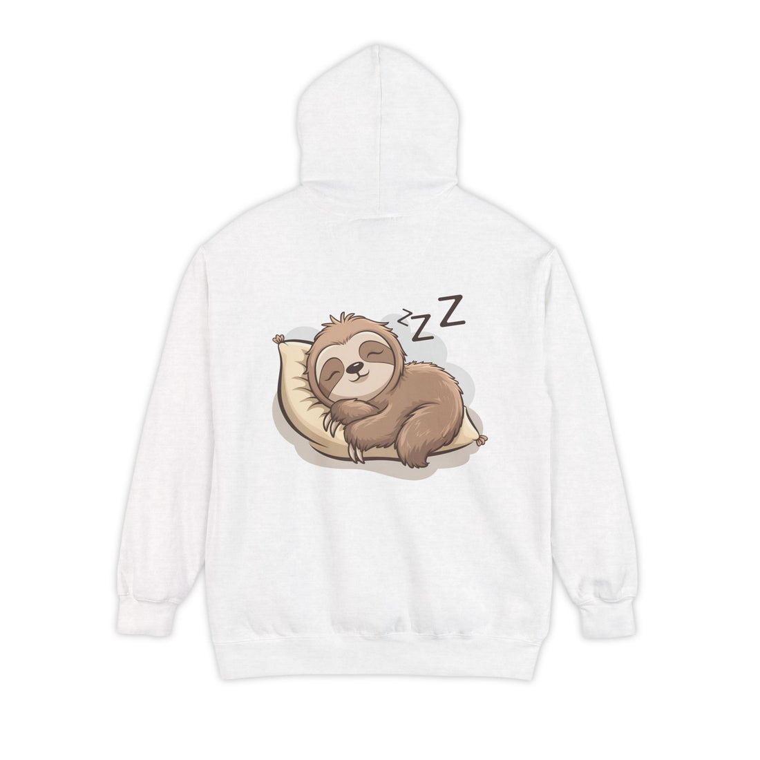 Cozy Sloth Hoodie - Unisex Garment-Dyed Comfort